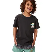 Rip Curl RipCurl Icons OF Shred Tee -boy washed black (8264) 1-2