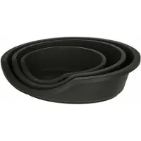 Kerbl - DREAMER Korb / Abfalleimer - Schwarz - Recycelter Kunststoff - 80 x 60 x 25 cm