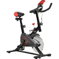 HOMCOM Indoor Cycling Bike Trainer Home Gym Fahrradtrainer Fitnessfahrrad