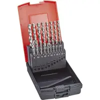Format Spiralbohrer-Set DIN 338 HSSE Typ TF 1,0-10,0mm um 0,5mm steigend 19-teilig