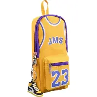 Merkloos Basketball Federmäppchen Nummer 23, Große Aufbewahrungstasche, 21 x 10 x 2 cm, für Schule und Büro
