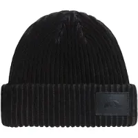 The North Face Salty Lined SE Beanie tnf black/leather patch (BTO) OS