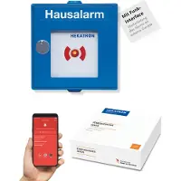 Hekatron Funkhandtaster Genius für Genius Plus X, Germany, Hausalarm, manueller Alarmtaster & Funk-Interface für Genius Plus X Rauchmelder