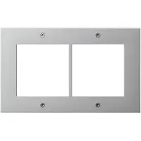 Gira Designrahmen 2f Türstation AP TX_44 F Alu 850265