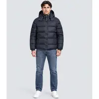 GUESS für Herren. M6BL42W4154 Gesteppte Jacke mit Metallic-Finish in Blau (XXL), Lässig, Polyamid