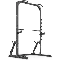 Marbo-sport Marbo Sport - Squat Half-Rack mit Klimmzugstange mit Rack und Dip-Station + Landminenaufsatz MS-U115 2.0