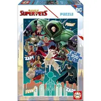 Educa Borras Dc League Of Super-pets Holzpuzzle 300 Stücke Blau Blau One Size