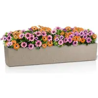 Lechuza 'Balconera Stone 100', sandbeige, ca. 99 x 19 x H 19 cm