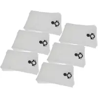 VHBW 30x Staubbeutel kompatibel mit Flex VCE 44 M AC, VCE 44 M AC Air, VCE 44 M AC Kit, VCE 44 L AC Kit, VCE 44 L AC Staubsauger - 52,5cm x 39cm Weiß