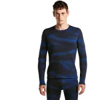 Icebreaker Men M 260 Tech Vertex Long Sleeve Crewe Chillwav midnight navy/lazurite/j (IB0NS) L