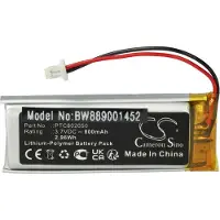 VHBW Akku Ersatz für Sena XK701953, PTC802050 für Wireless Headset Kopfhörer (800 mAh, 3,7 V, Li-Polymer)