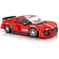 ReoBrix 681 Supersportwagen 1:24 Klemmbaustein Auto 373 Teile