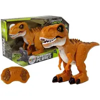 Lean Toys Ferngesteuerter Dinosaurier R/C Bronze Sound Licht Tyrannosaurus