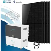 SolarMars Balkonkraftwerk 2000 Watt mit Speicher SunEnergyXT 500 Pro Set - SunEnergyXT 500 Pro / 1x B500 / Flachdach
