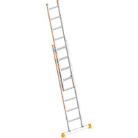 Layher Topic 1035 Schiebeleiter mit Quertraverse 2x8 Sprossen