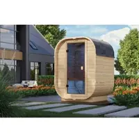 Karibu Fassauna Elina S inkl. 3,6kW Saunaofen integr. Strg.