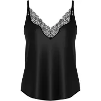 Mey Camisole Serie Pure Shine Lace Schwarz | Größe S