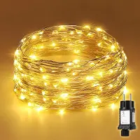 Salcar 20m Lichterkette 200 Stücke LED Kupfer Lichterketten Weihnachten Weihnachtsbeleuchtung Warmweiß