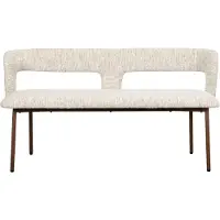 White Label Dining Bench Chelsea Beige