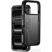 Hama Smartphone-Hülle "Handyhülle stoßfest für Apple iPhone 17 Pro 18 Pro Schwarz", schwarz, Smartphones, Hüllen, D3O-Technologie, Kratzschutz, Fallschutz bis 3,5 m, stoßfeste Ecken, Smartphone-Hülle