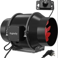 StarTech.com Verstellbarer Rohrventilator - 125 mm - 416 m³/h - EC-Motor - EU-Stecker - für Keller, Garage und Küche