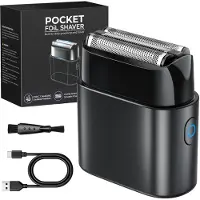 StarTech.com Elektrischer Rasierer S8800 für Herren - Doppelklingen - Folienrasierer - USB-C-Laden - Nass & Trocken - 85 Min. Laufzeit - Schwarz