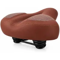 INF Fahrradsattel aus weichem Schaumstoff Braun