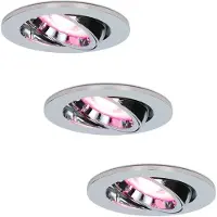 HOFTRONIC™ hoftronicsmart LED Einbaustrahler 5,5W RGBWW GU10 Chrom 3er Set