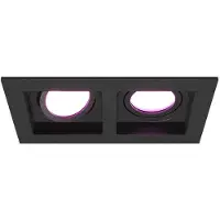 HOFTRONIC™ hoftronicsmart LED Einbaustrahler Double 11W RGBWW GU10 Schwarz IP20 schwenkbar