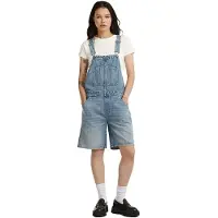 G-Star Short Latzhose - Hellblau - Damen - XXL
