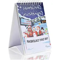 Merkloos Aftelkalender 100 Tage, Adventskalender für Kinder, dekorativ, für Zuhause