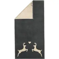Cawö Gästehandtuch Alpenchic Edition Deer Granite (6er Set)