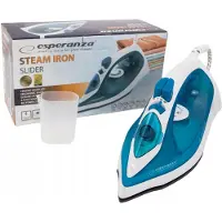 Esperanza Dampfbügeleisen Slider 2200 W Keramiksohle Anti-Drip Anti-Calc
