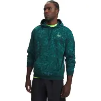 Under Armour Rival Fleece Prtd Hoodie green green citrine (919) S