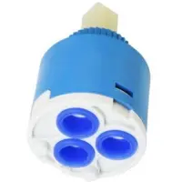 Horrex Wasserfilter Kartuschen 35 MM Keramik für Mischbatterie Waschtischarmatur Duscharmatur 2 Stück