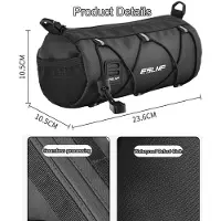 Merkloos Fahrradlenkertasche, wasserdicht, mit Schultergurt, für Fahrradtouren