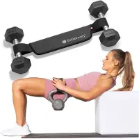 Merkloos Hüftbeugergurt für Fitnessstudio, Antislip Polsterung, für Hüfttraining