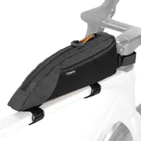 Merkloos Fahrradrahmentasche, obere Rohrtasche, 31 x 11 x 3,5 cm, schwarze Außentasche, für MTB und Gravel