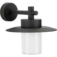 ALBERT LEUCHTEN ALBE Wandleuchte schwarz für QA55 57W E27
