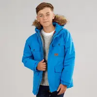 Trespass Junge Upsider Isolierte Wasserdichte Parka Blau