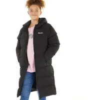 Bench Mädchen - Ryelle Kapuzen-Maxilanger Steppmantel - Schwarz