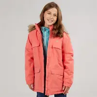 Trespass Mädchen Larission Isolierte Wasserdichte Parka Soft Orange