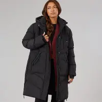 True North Damen - Barbro Mantel - Schwarz