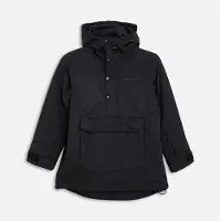 True North Kinder - Stretch Wasserdichter Anorak-Mantel - Schwarz