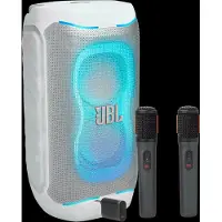 JBL PartyBox 130 Weiß + Kabelloses Mikrofonset