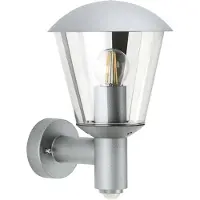 Albert 691855 Wandleuchte Typ Nr. 1855 - Farbe: silber, mit BWM, für 1 x Lampe, E27