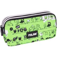 Milan Großes Federmäppchen mit 3 Fächern Tandem 2
