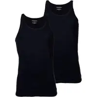 Emporio Armani Unterhemd "Unterhemd Pure Cotton 2er Pack", Herren, Gr. S, 2 Stk., schwarz, Unterhemden Unterhemd