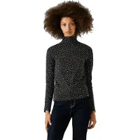 Pepe Jeans für Damen. PL5000094 T-Shirt Bibi schwarz (S), Lässig, Baumwolle, Langarm