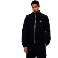 Emporio Armani für Herren. 7M001512_AF21509 Weste aus technischem Premium Shield Gewebe schwarz (XL), Lässig, Sportlich, Polyester